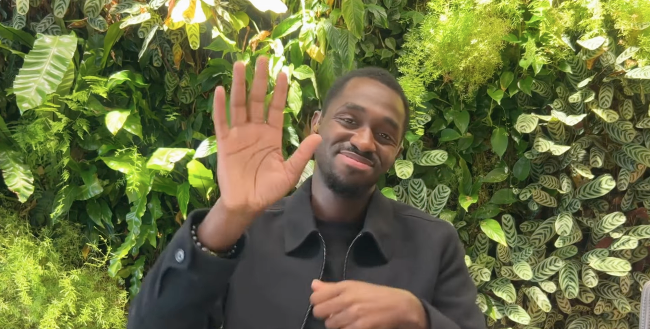 Jephta Asamoah Teaching Sign Language