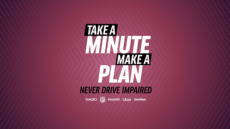 Take A Minute. Make A Plan. Dolphins Bus